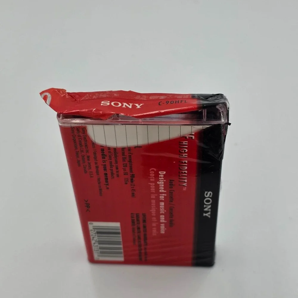 SONY HF 90 Normal Bias Blank Cassette Tapes Normal Bias - New & Sealed (3 Pack)